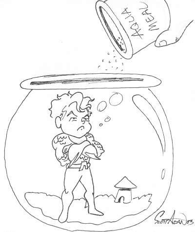 Aquaman Sketch by Scott Alan