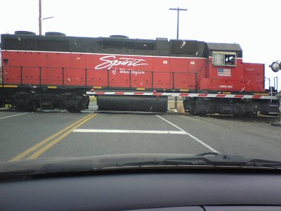 The Spirit of Washington Dinner Train Engine is now hauling freight in Sunnyside