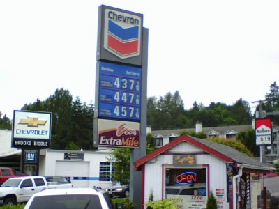 June 13th 2008 Fuel Costs Bothell