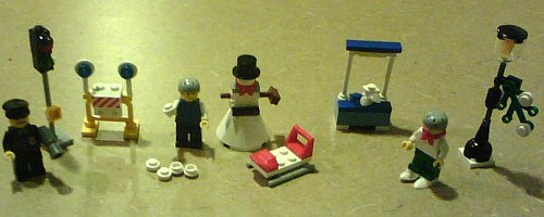 LEGO Advent 2009 through day 9