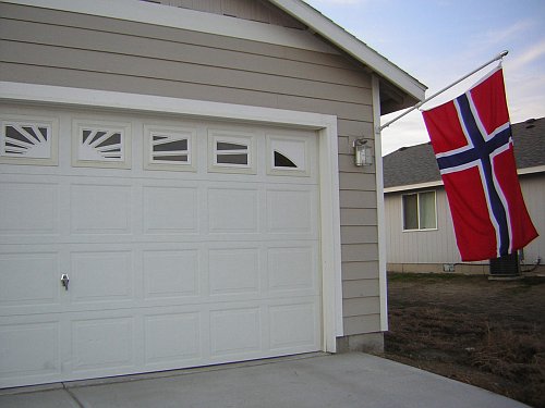 Norwegian Flag for the Gjovaags